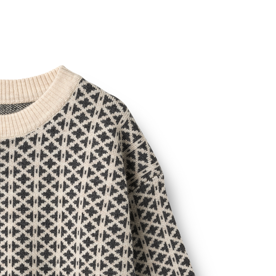 ELIAS JACQUARD SWEATER