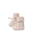ABOOTIE KNIT BOOTIES - MISTY PINK