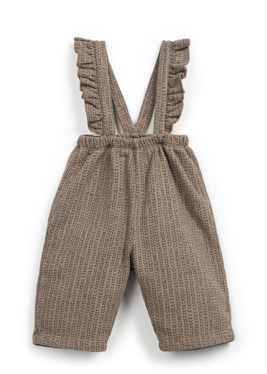 FLEECE SUSPENDER PANT