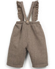 FLEECE SUSPENDER PANT