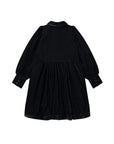 Black dress on a white background