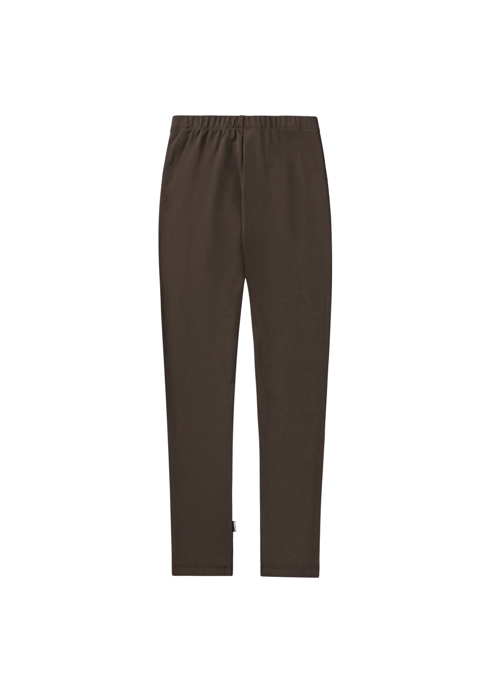 Dark brown pants on a white background