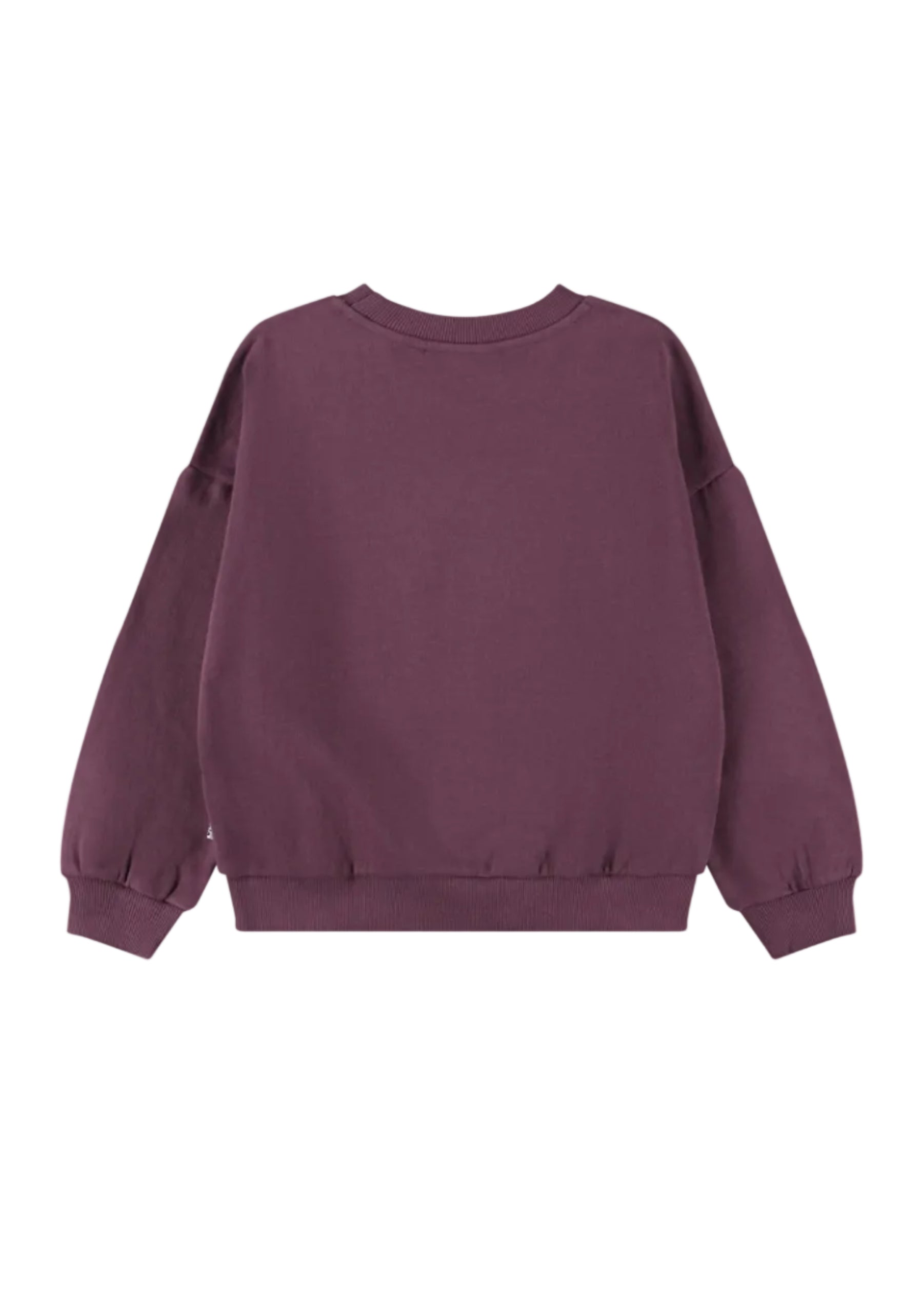 Purple sweatshirt on a white background