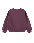 Purple sweatshirt on a white background