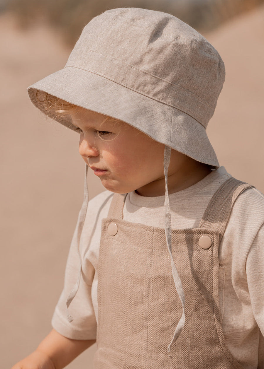 LINEN BUCKET HAT