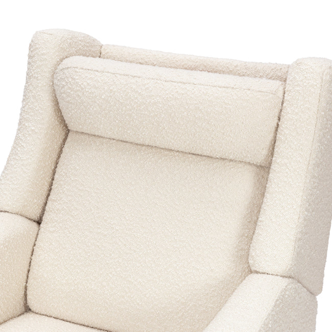 KIWI DELUXE POWER RECLINER AND SWIVEL GLIDER with Heat and Massage - PERFORMANCE IVORY BOUCLE