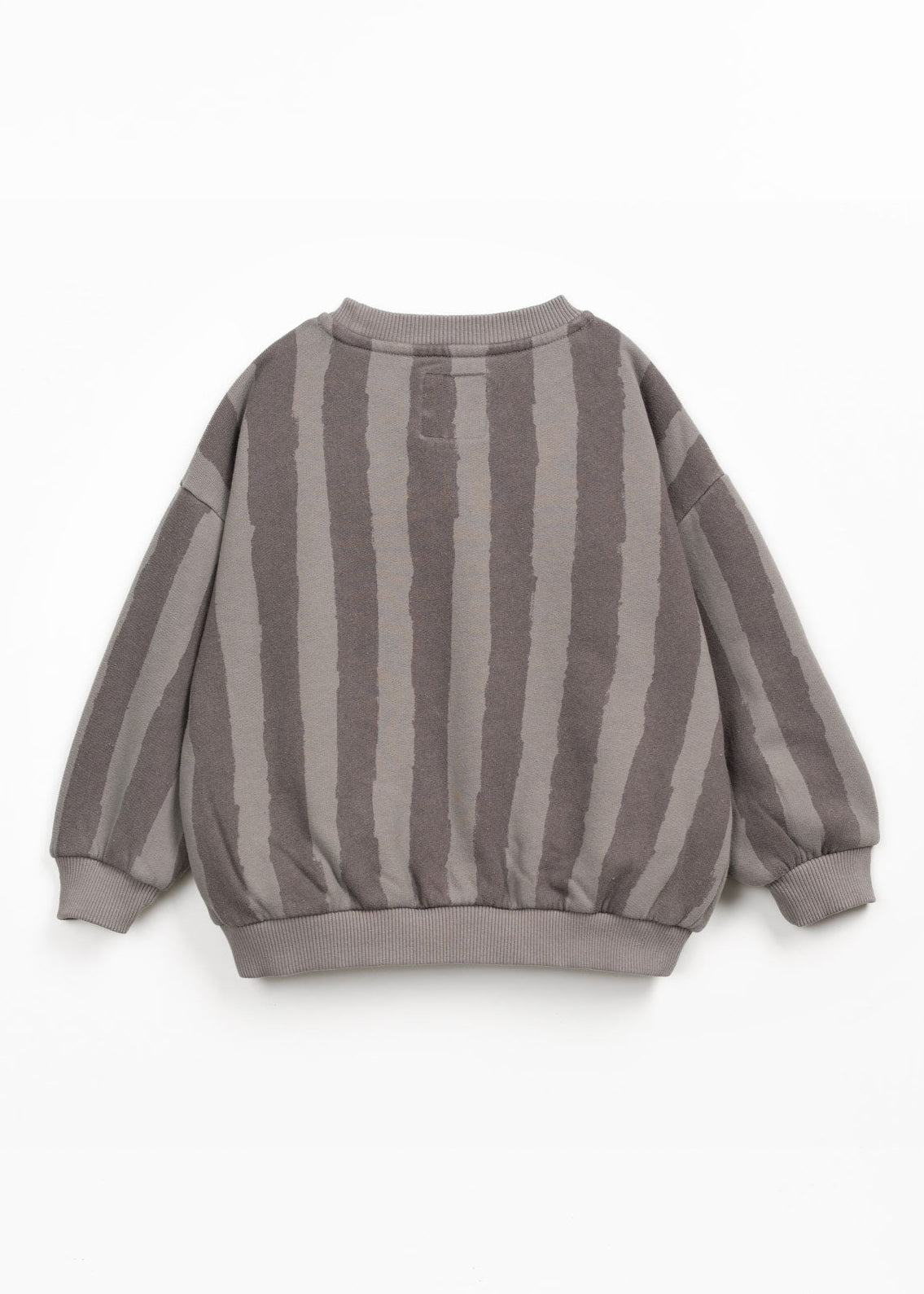 Striped sweater on a white background