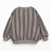 Striped sweater on a white background