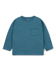 POCKET TEE - CYAN