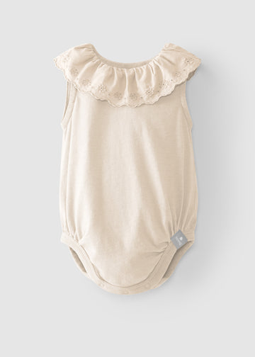 RUFFLE COLLAR ONESIE