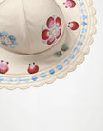 Decorative plate with shell patterns on a white background