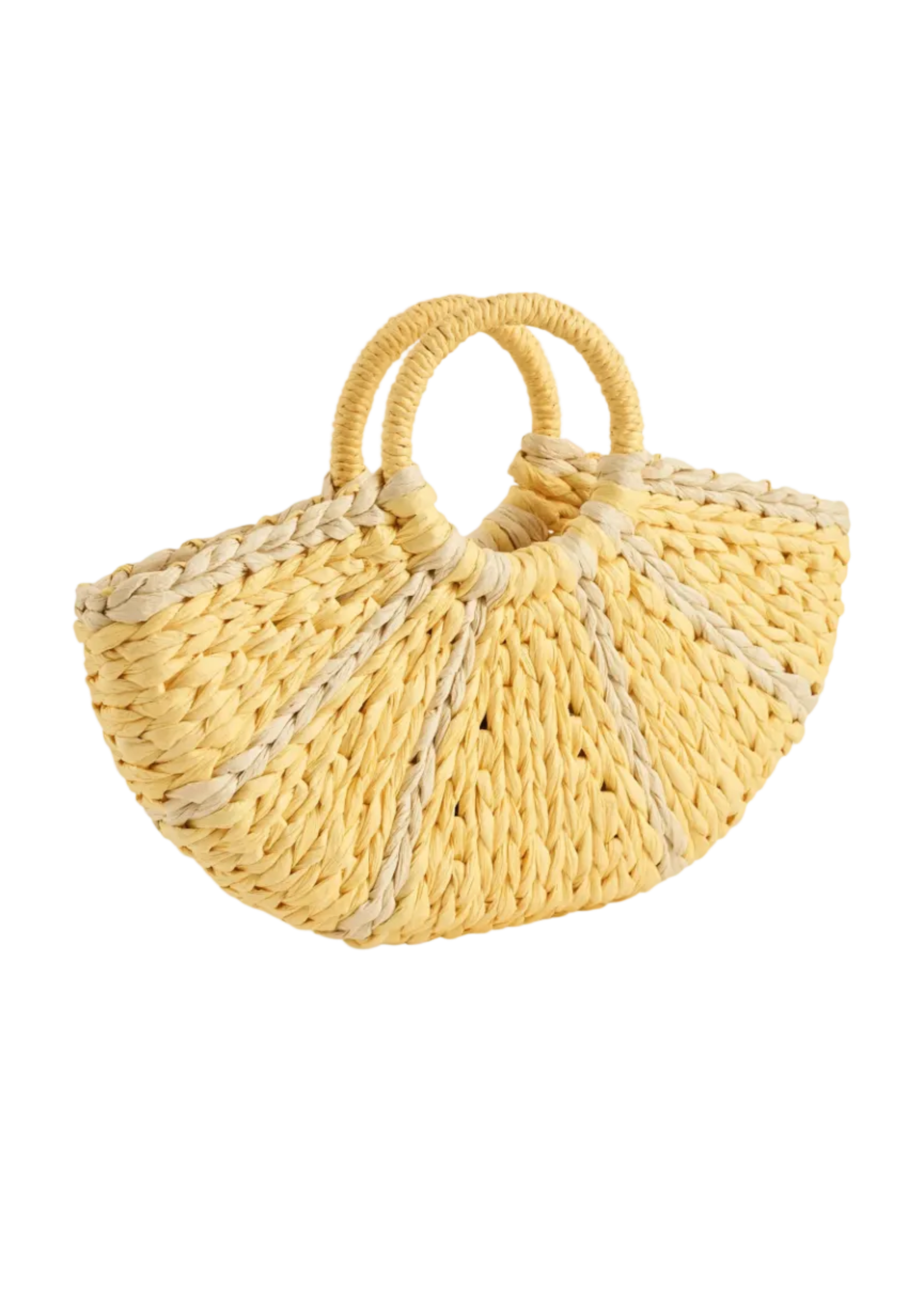 LEMON STRAW BAG