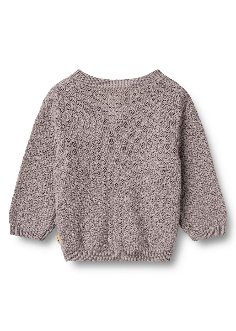 MAGNELLA CARDIGAN - DUSTY PURPLE
