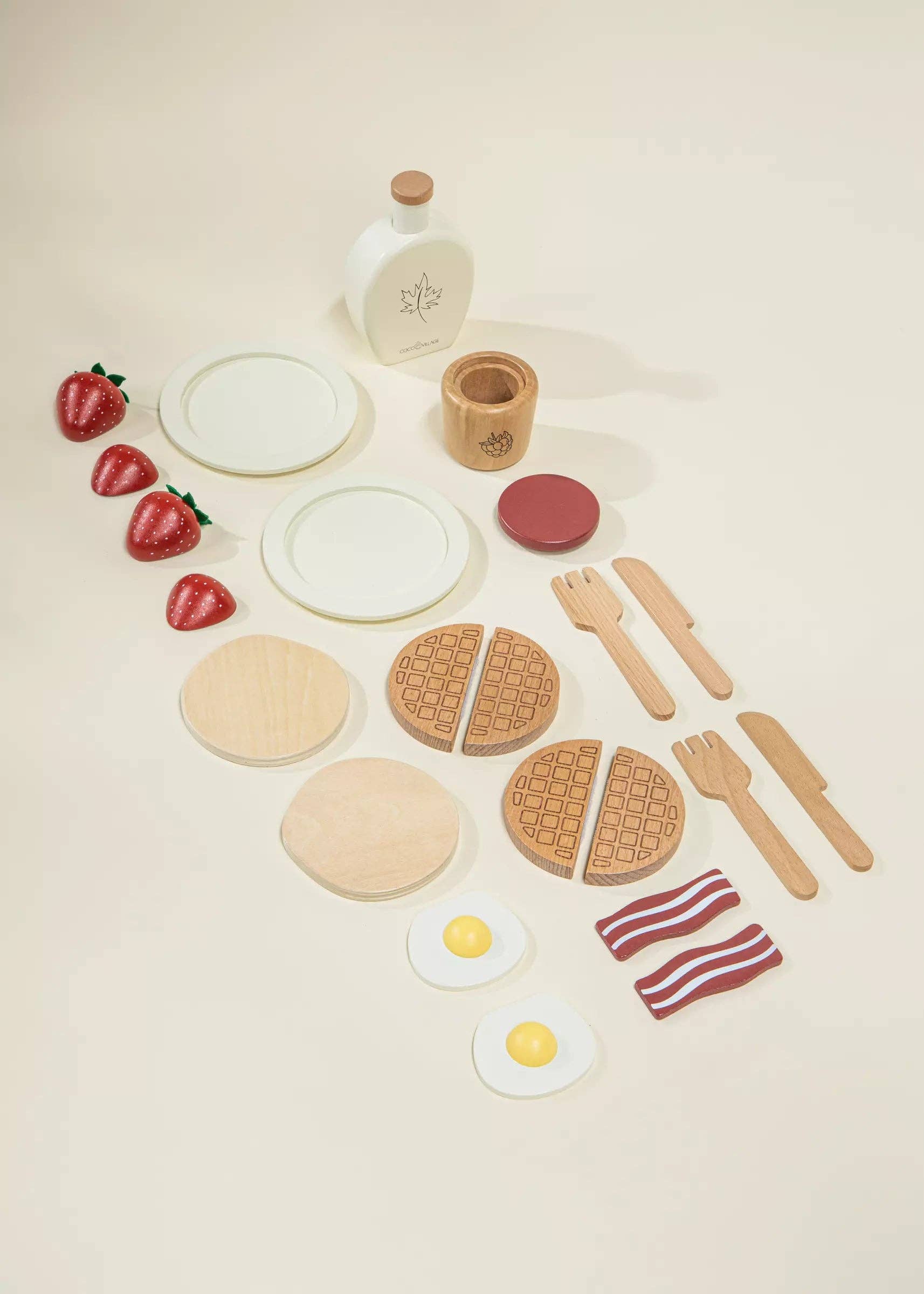 WOODEN BRUNCH PLAYSET
