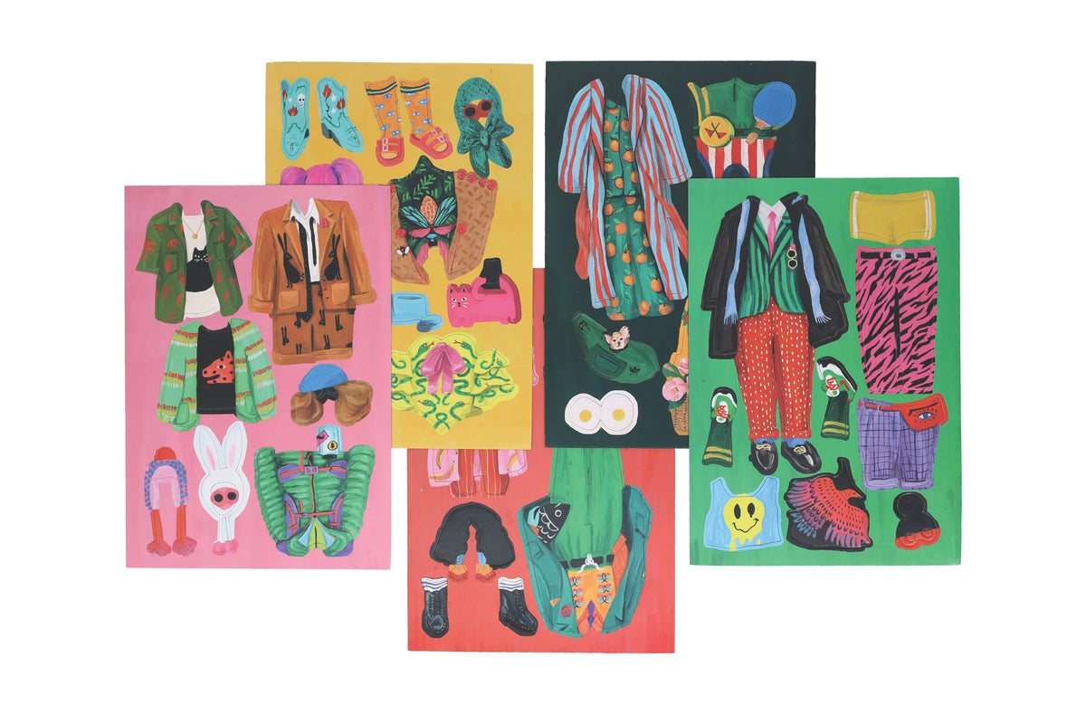 FEARLESS FASHION MAGNETIC DOLLS