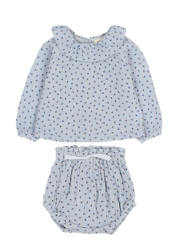 RUFFLE GAUZE SET