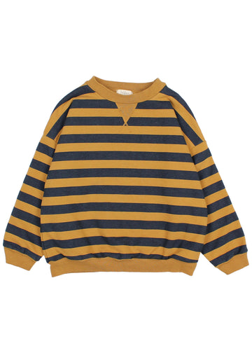 STRIPES FLEECE PULLOVER