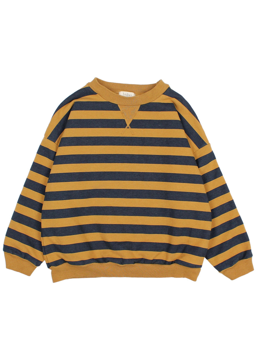 STRIPES FLEECE PULLOVER
