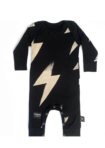 BOLTS OVERALL ROMPER