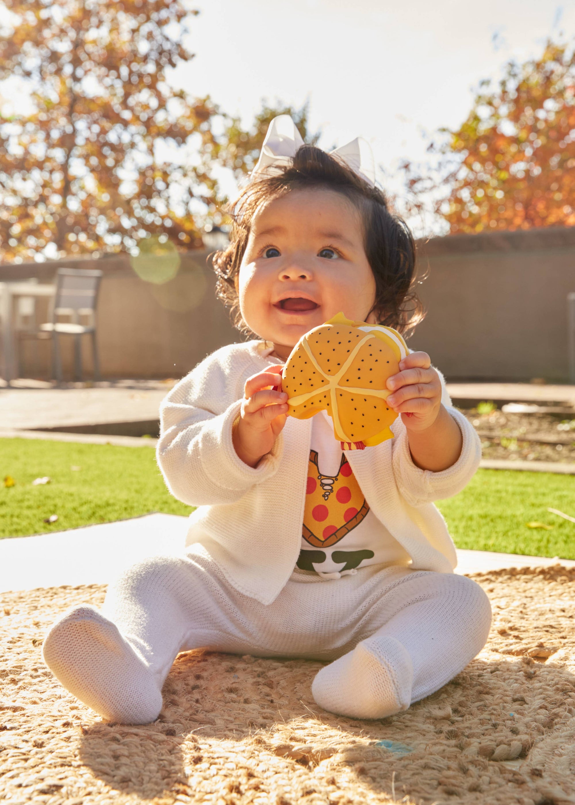 LEMME GET A BACONEGGANDCHEESE TEETHER