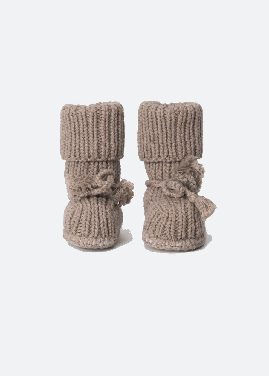 KNIT SOCK BOOTIES