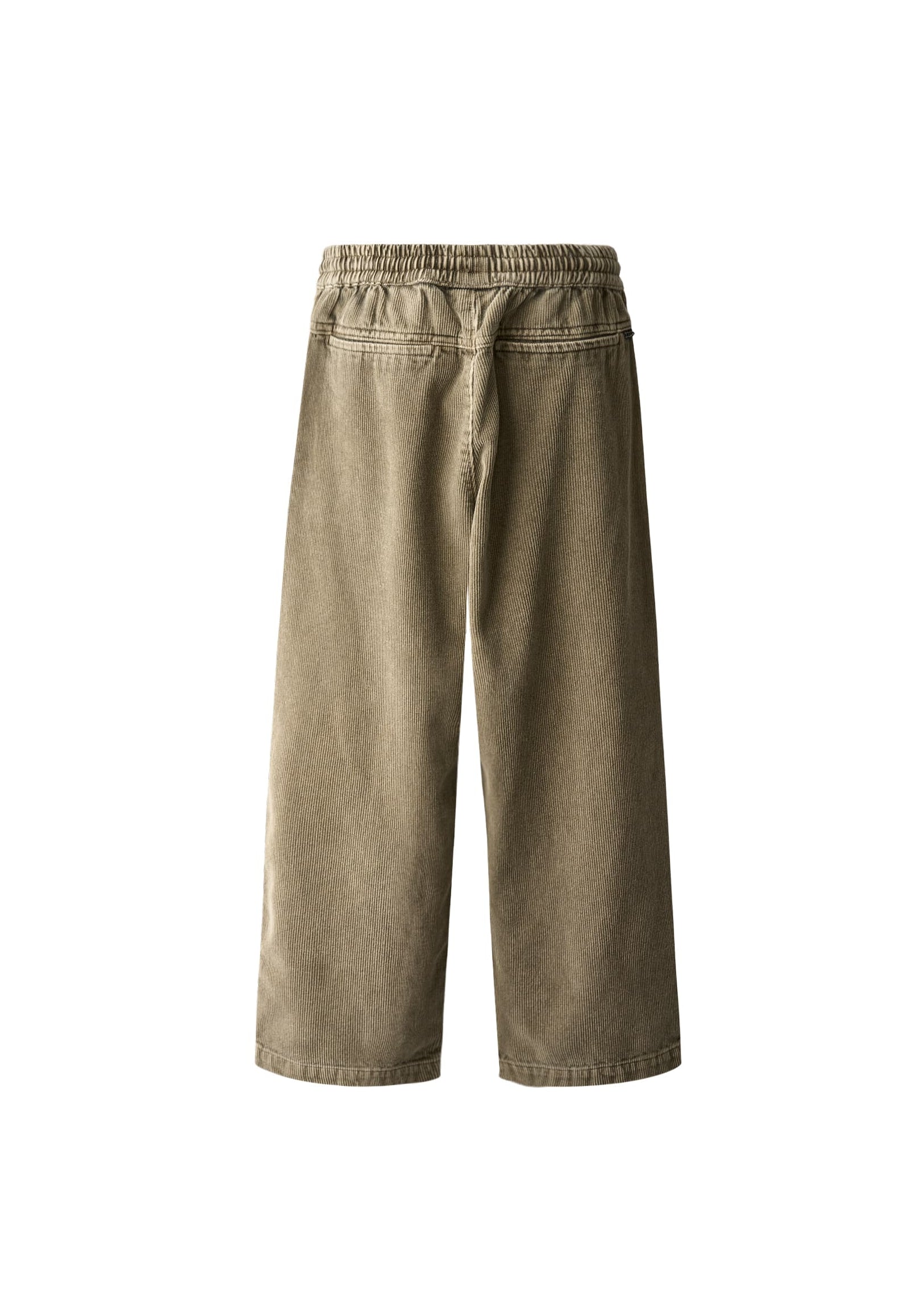 Khaki pants on a white background