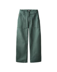 Green pants on a white background