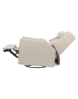 Beige recliner chair on a white background