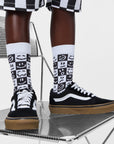 NORMAN 2PK CHECKERED SOCKS