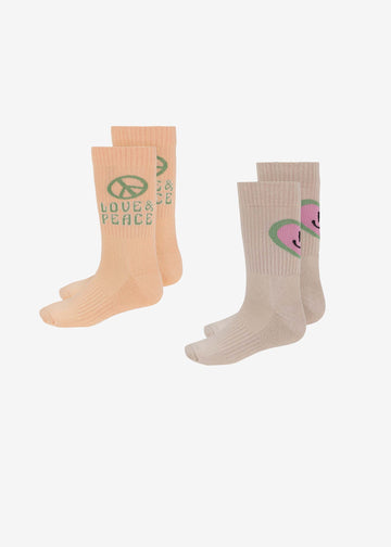 NORMAN SOCKS - 2 PACK - LITTLE HEART