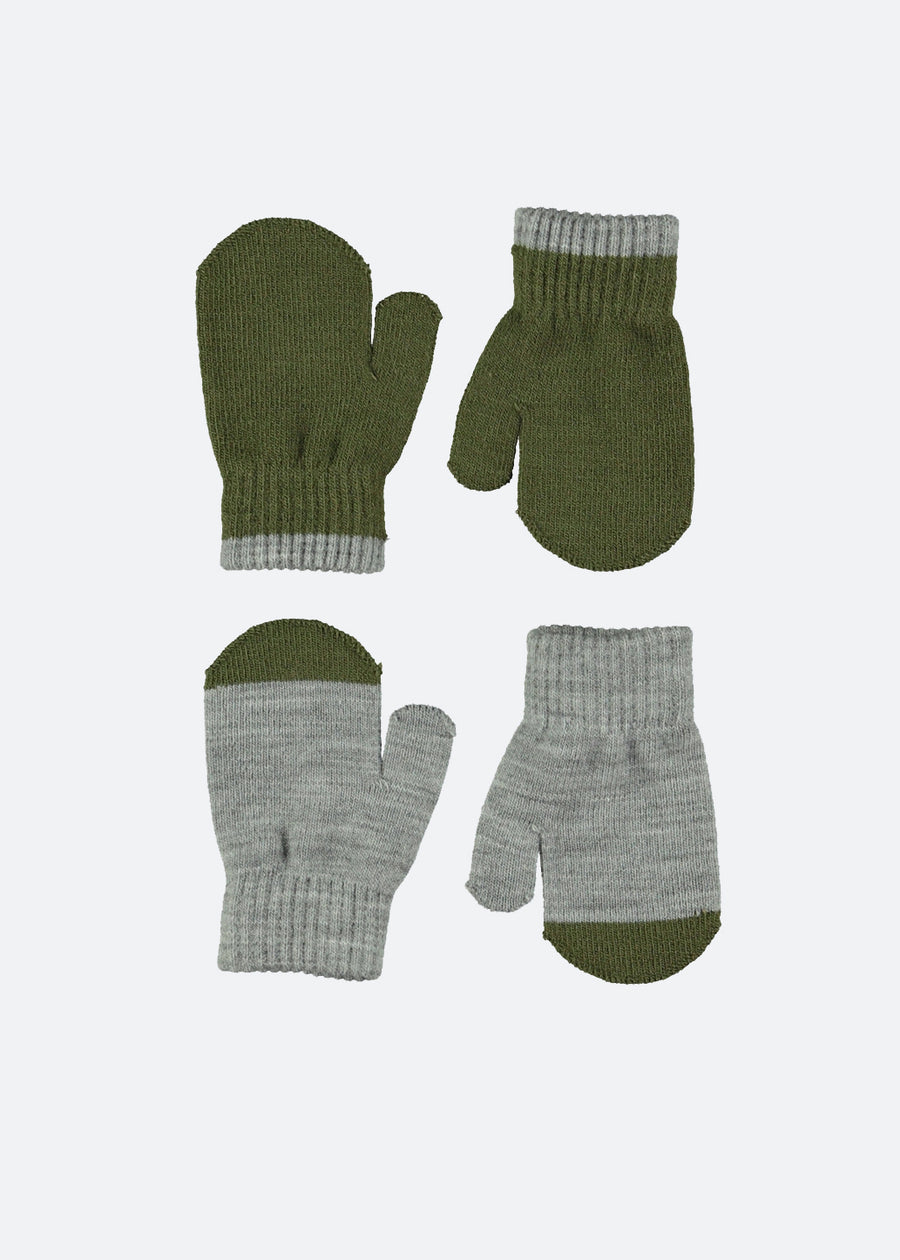 KENNY MITTENS - GREY MELANGE