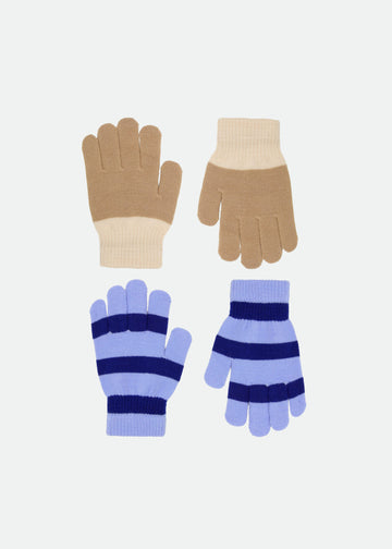 KEI KNIT GLOVES - MOCHA