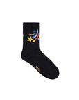 NOMI 2 PAIR SOCKS - BLACK