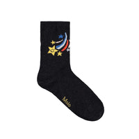 NOMI 2 PAIR SOCKS - BLACK