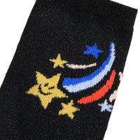 NOMI 2 PAIR SOCKS - BLACK