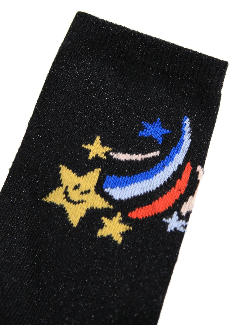 NOMI 2 PAIR SOCKS - BLACK
