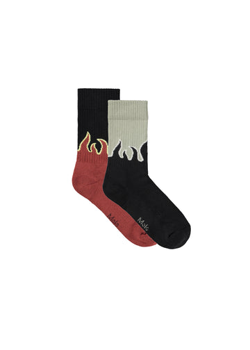 NORMAN FLAMES SOCKS