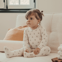 The Printed Bib - Zara Blue