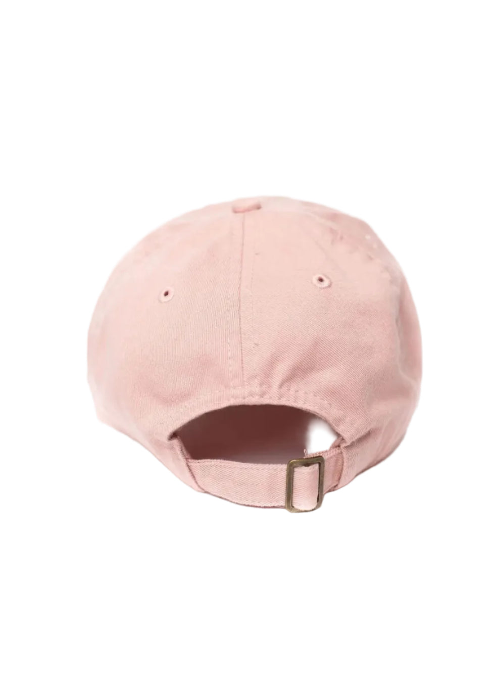 Pink baseball cap on a white background