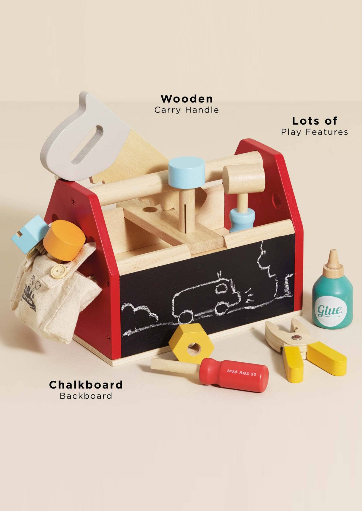 TOOL BOX &amp; WOODEN TOOLS