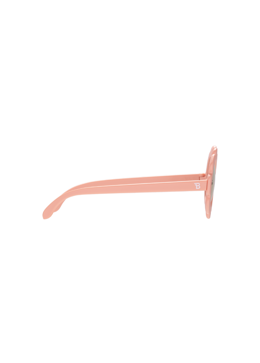Pink sunglasses with a clear background