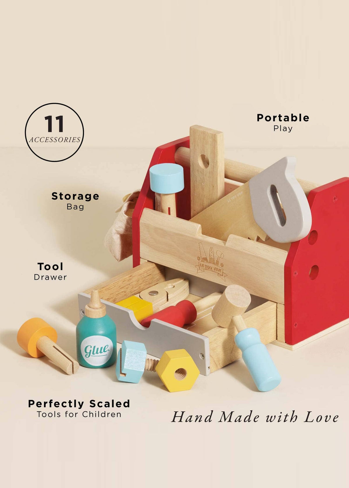 TOOL BOX &amp; WOODEN TOOLS