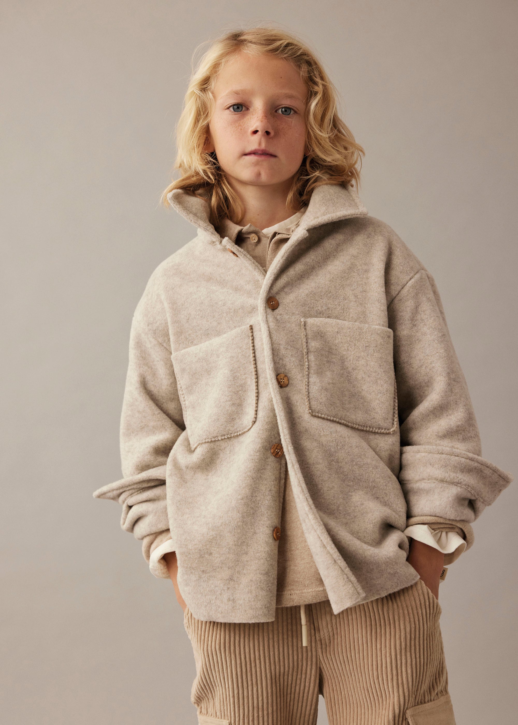 ALGHERO OVERSHIRT - STONE