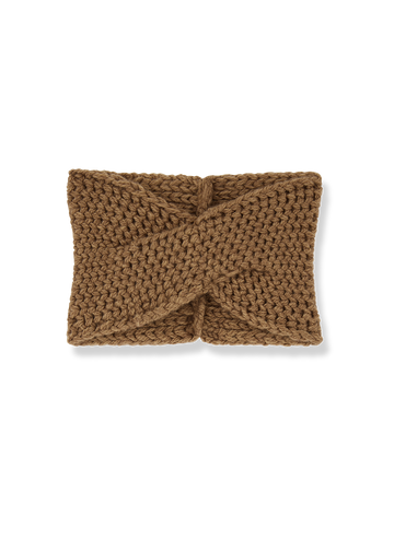 AMALIE TWIST HEADBAND - CHESTNUT