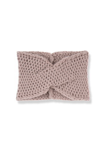 AMALIE TWIST HEADBAND - NUDE PINK