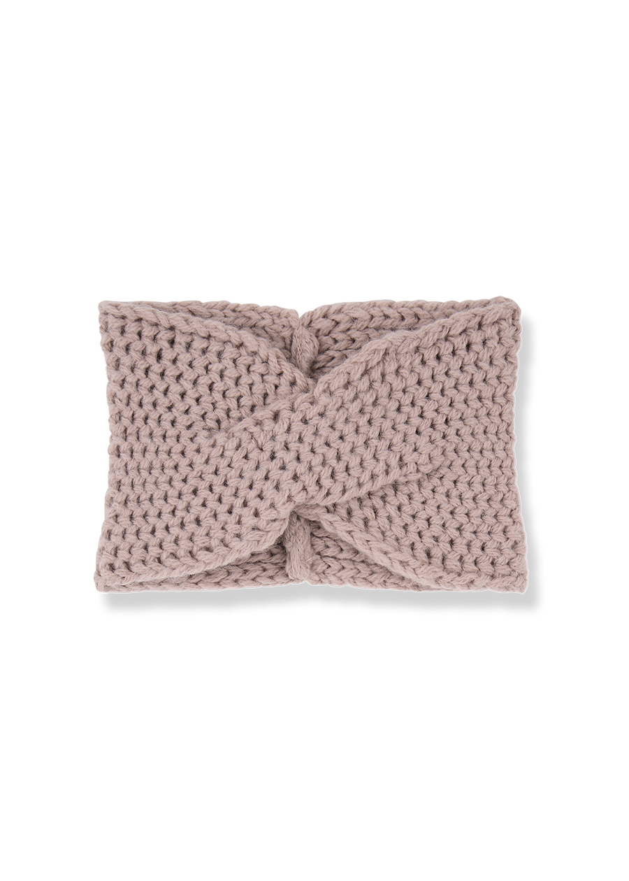AMALIE TWIST HEADBAND - NUDE PINK