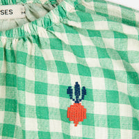PIXEL SUGAR BEET CHECK BLOUSE