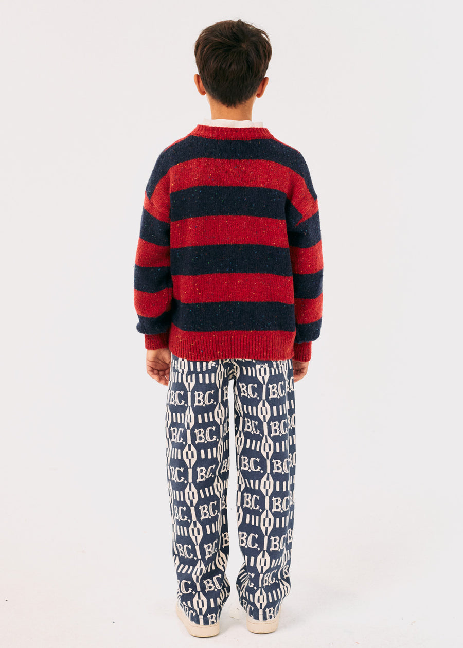 B.C. VINTAGE ALL OVER STRAIGHT PANTS