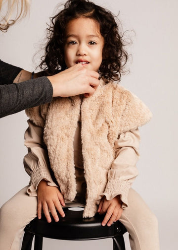 ROSSA FAUX FUR VEST