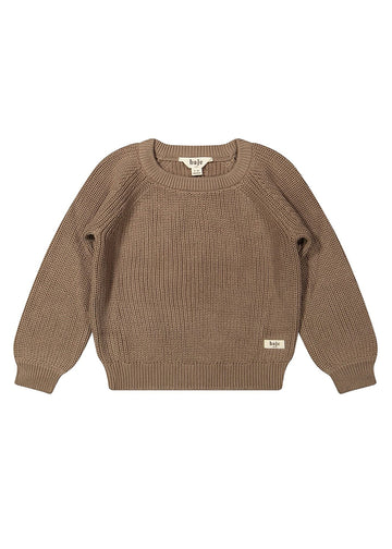 THUN KNIT SWEATER - BROWN CACAO